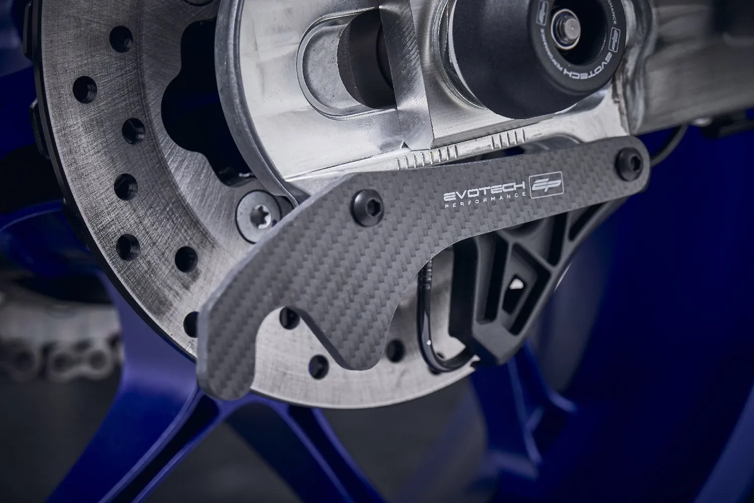 Evotech Yamaha YZF-R1M Carbon Fibre Toe Guard - GP Style Paddock Stand Plates (2020 )