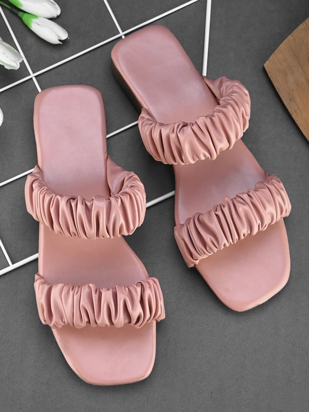 Fancy & Attractive with Unique Design Flat Slipper