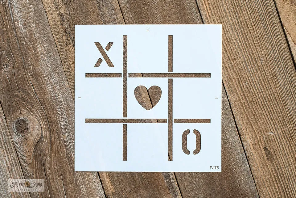 FJ076 Funky Junk's Tic Tac Toe