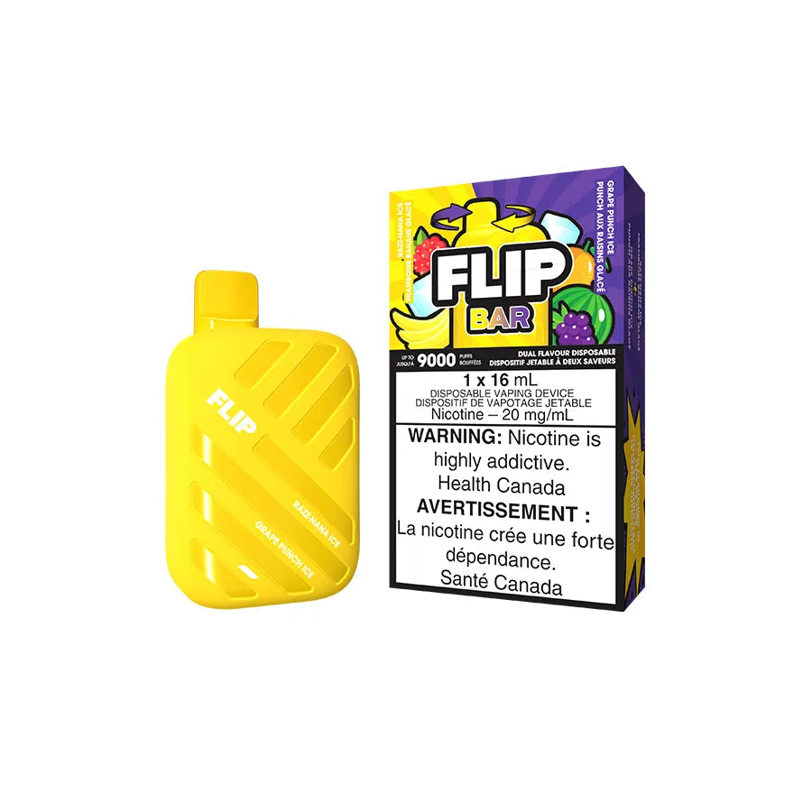 Flip Bar - Razz Nana Ice & Grape Punch Ice