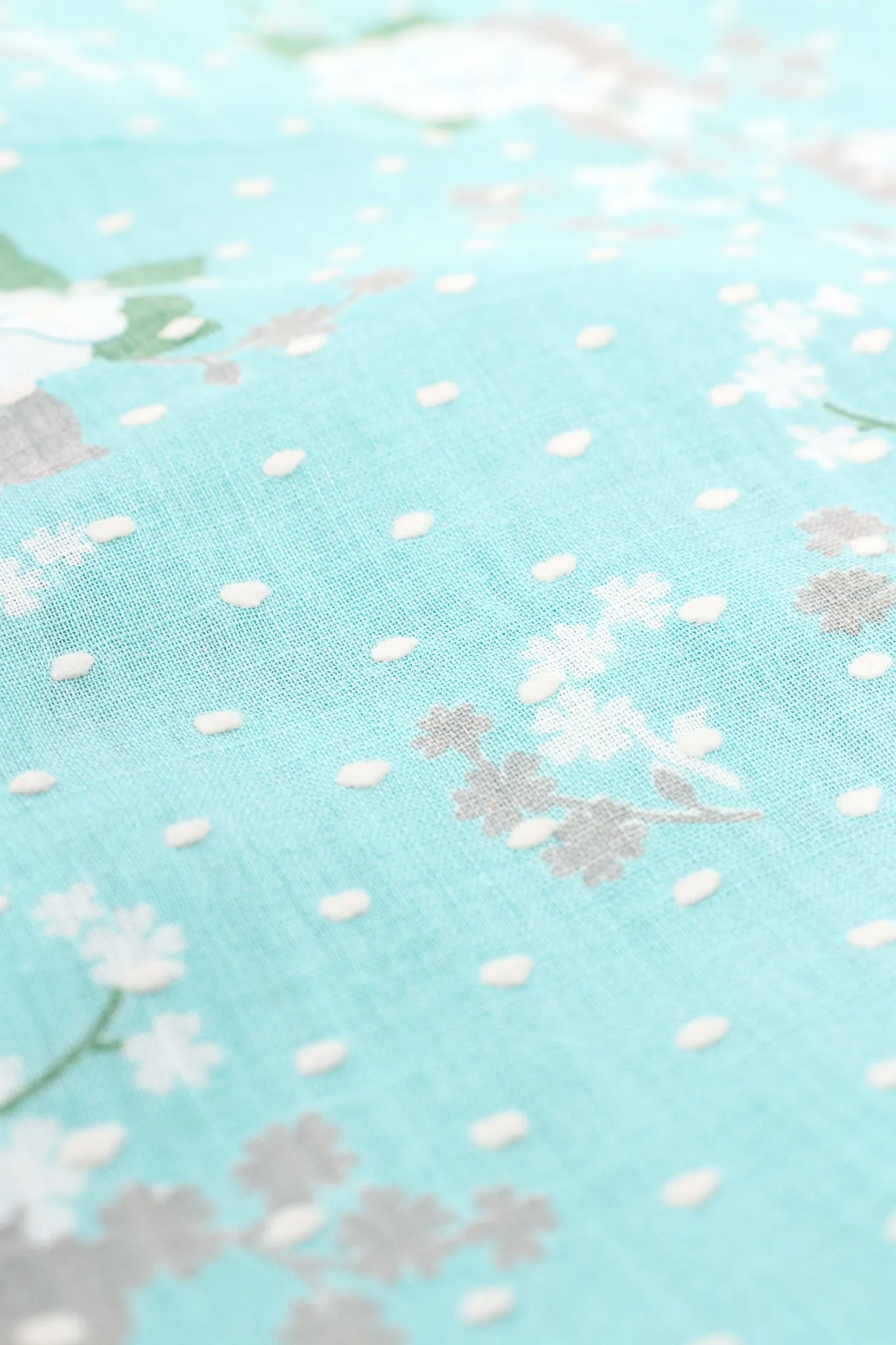 Floral Swiss Dot Maxi Dress