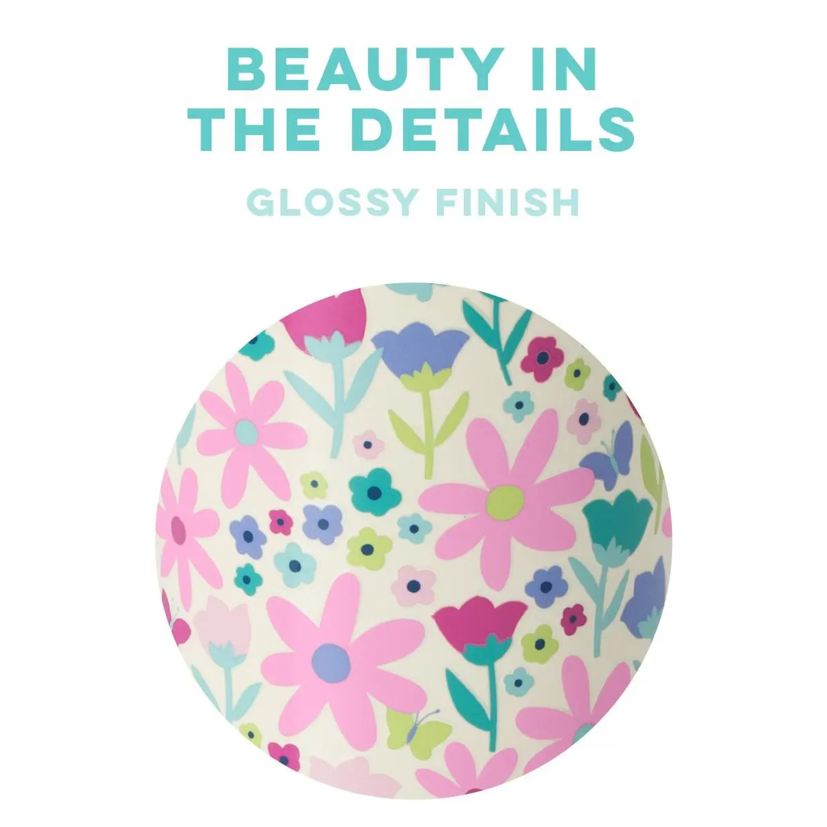 Flower Power Flip & Sip 16 oz Water Bottle