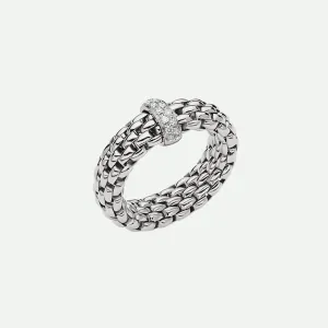FOPE 'Flex'it' Diamond Bar Stretchy Ring