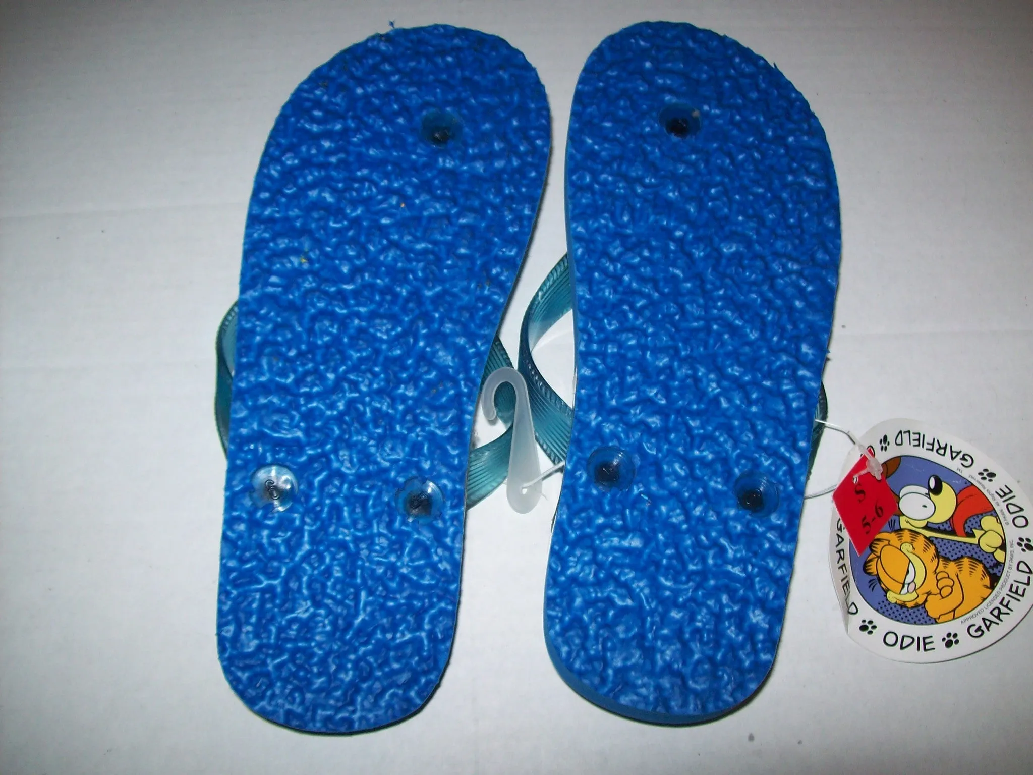 Garfield Flip Flops Blue