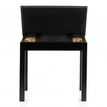 Gator Deluxe Wooden Keyboard & Piano Bench with Flip-Up Storage Compartment