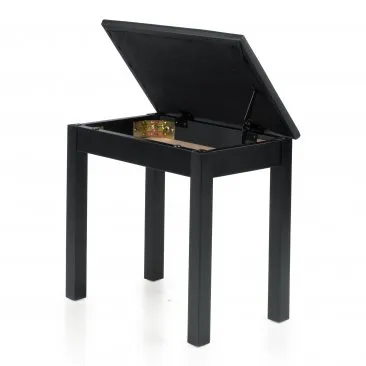 Gator Deluxe Wooden Keyboard & Piano Bench with Flip-Up Storage Compartment
