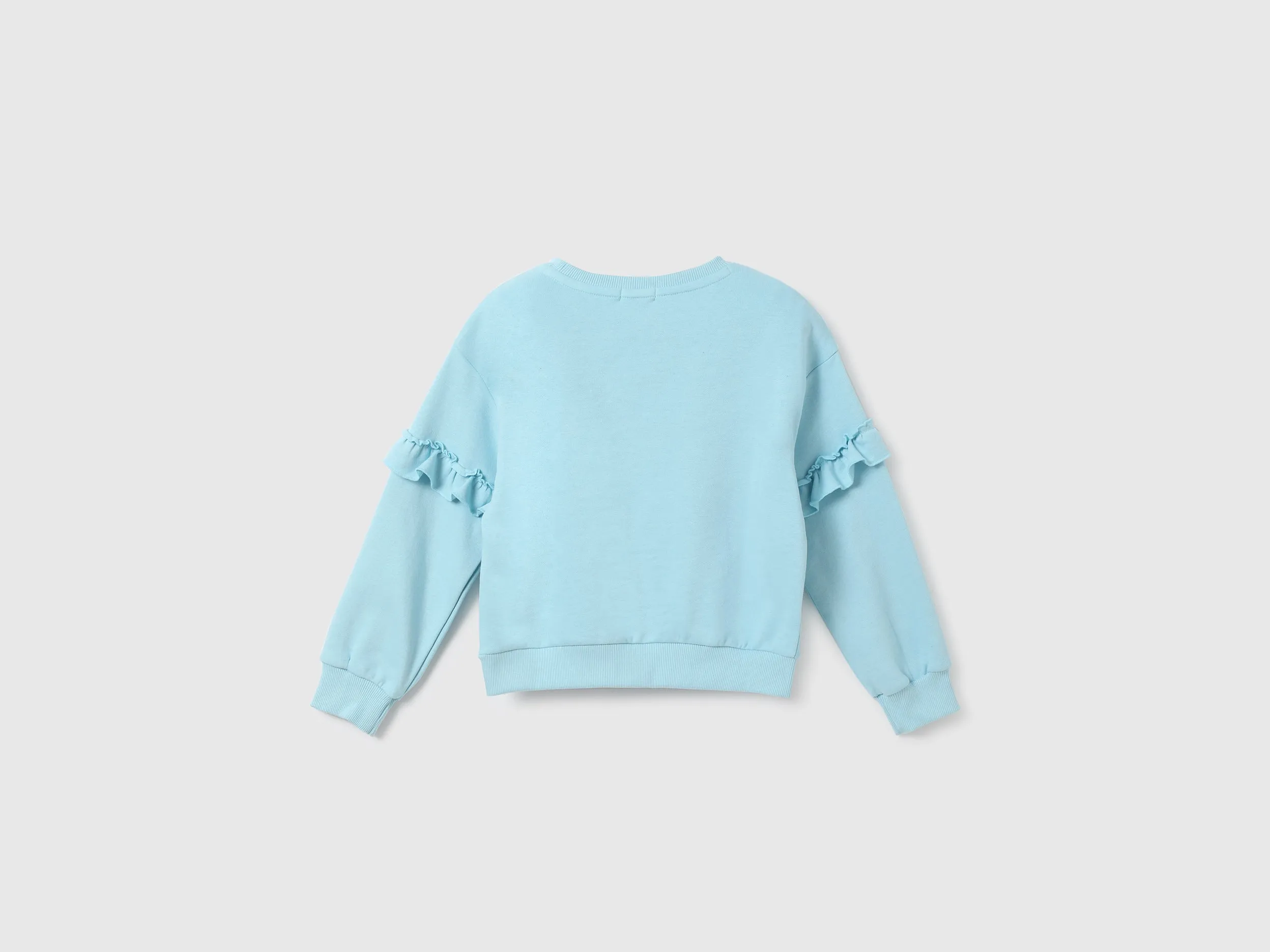 Girls Printed Round Neck Sweatshirt