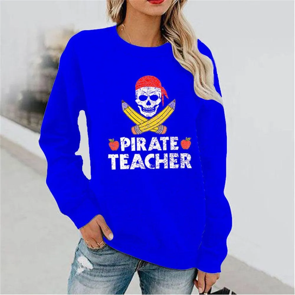 Graphic long Sleeve Shirts Pencil