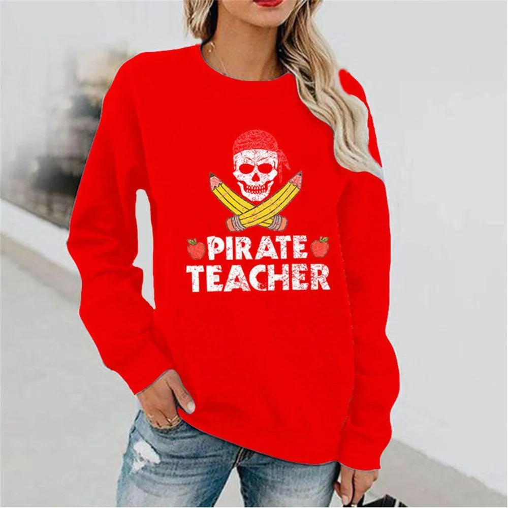 Graphic long Sleeve Shirts Pencil