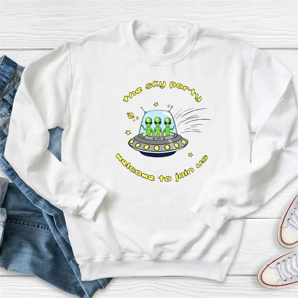 Graphic long Sleeve Shirts The Sky Party