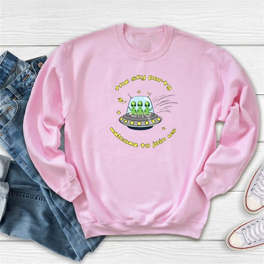 Graphic long Sleeve Shirts The Sky Party