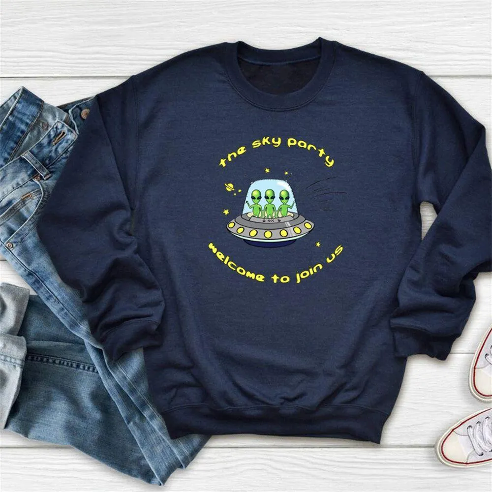 Graphic long Sleeve Shirts The Sky Party