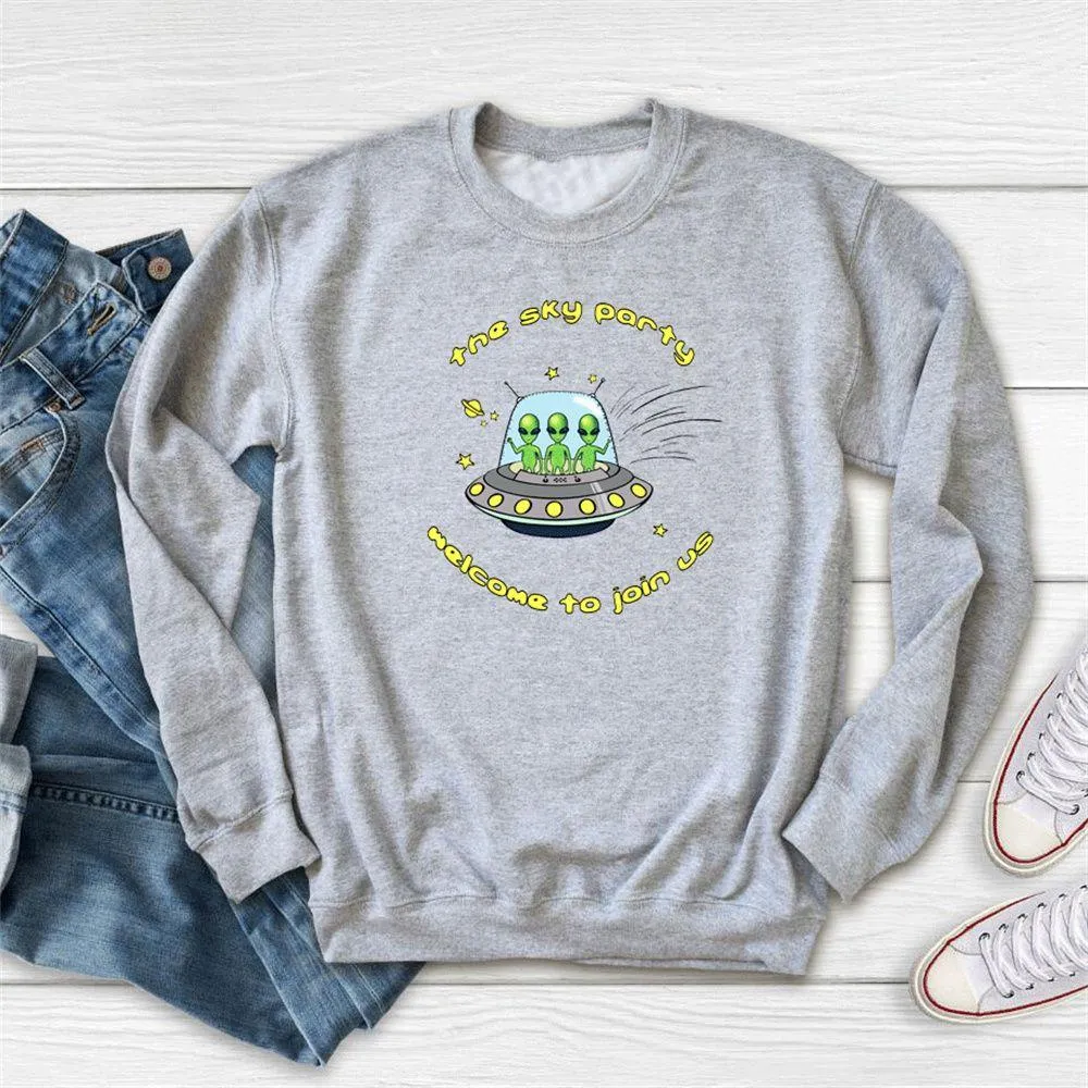 Graphic long Sleeve Shirts The Sky Party