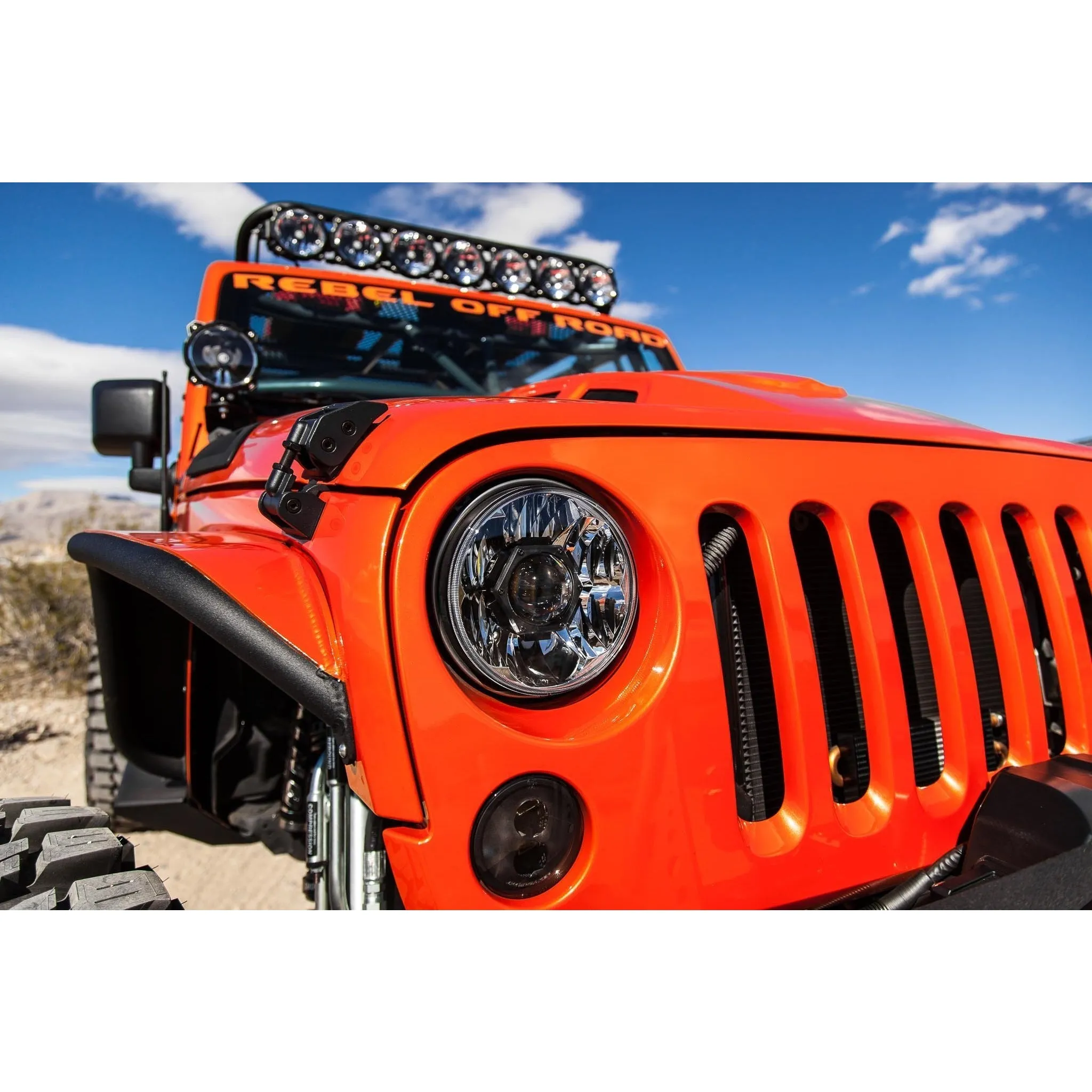 Gravity® LED Pro 7" Headlight for Jeep DOT Compliant