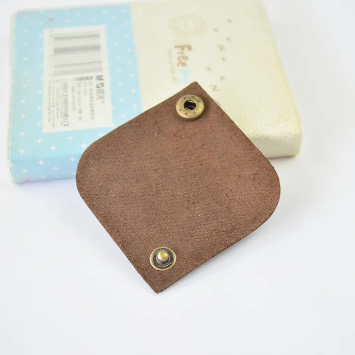 Handmade Genuine Natural Leather Earphone Holder, Earphone Organizer, Cable Keeper D08