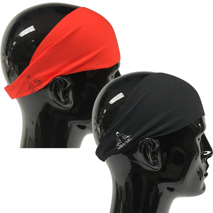 Headbands for Men and Women - Mens Sweatband & Sports Headband Moisture Wicking Workout Sweatbands for Running, Cross Training, Yoga and Bike Helmet Friendly