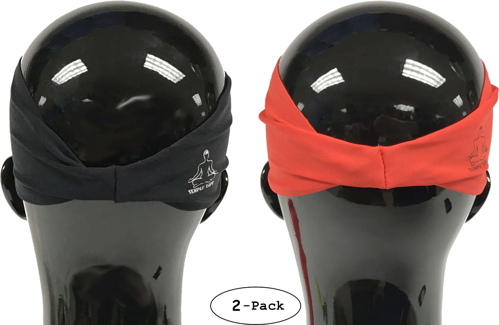 Headbands for Men and Women - Mens Sweatband & Sports Headband Moisture Wicking Workout Sweatbands for Running, Cross Training, Yoga and Bike Helmet Friendly
