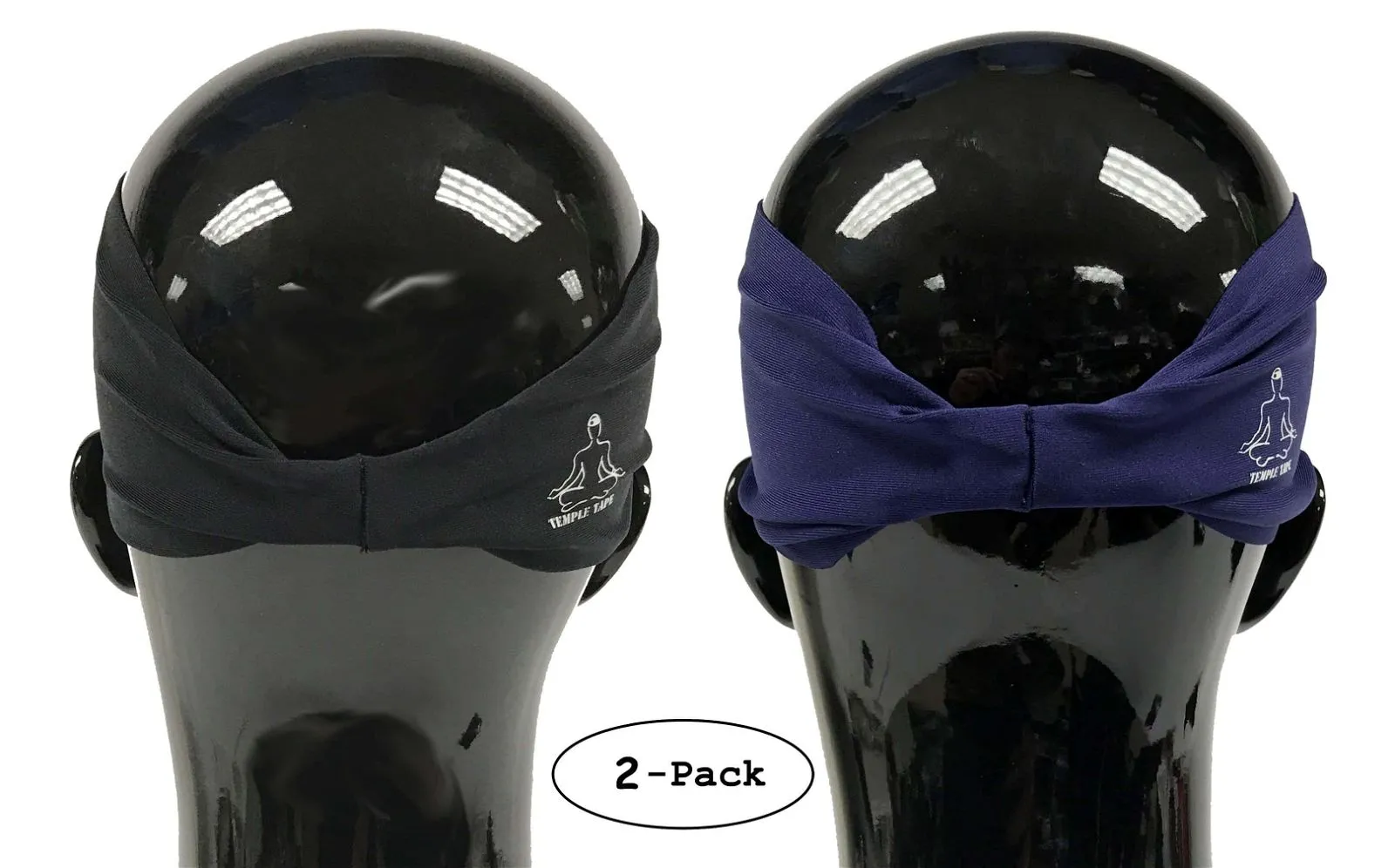 Headbands for Men and Women - Mens Sweatband & Sports Headband Moisture Wicking Workout Sweatbands for Running, Cross Training, Yoga and Bike Helmet Friendly