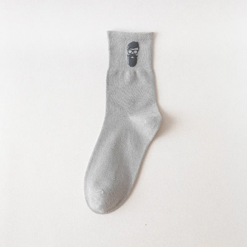 High Waist Cotton Funny Socks