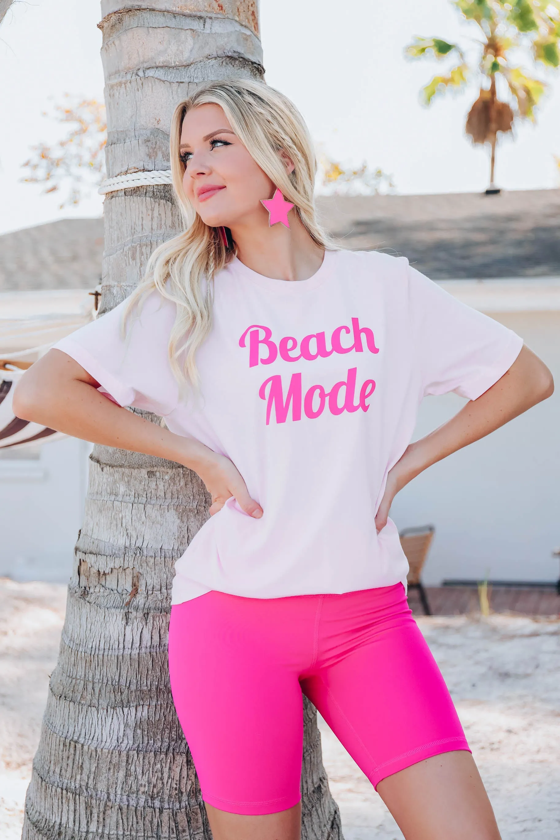 Hot Summer Biker Shorts - Pink