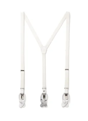 Ice - Skinny White Suspenders