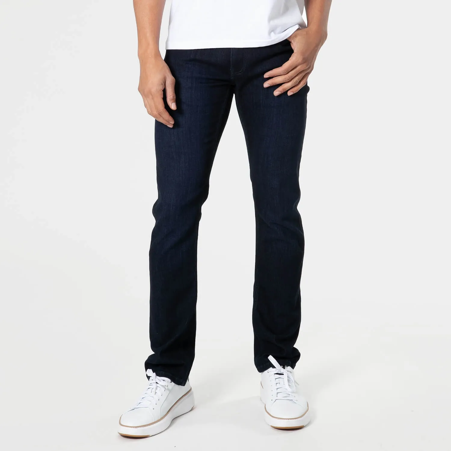 Indigo & Medium Wash Slim Comfort Stretch Jeans 2-Pack