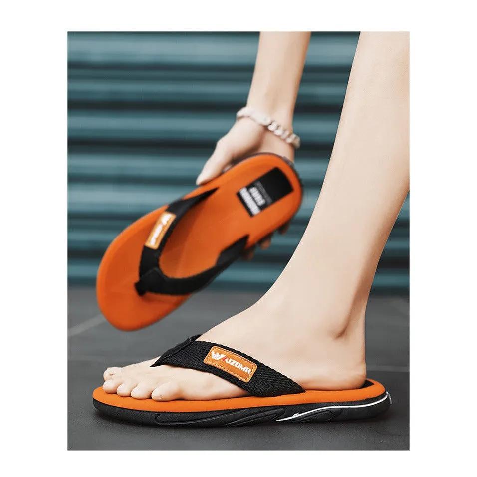INSTOCK-Men's outer wear anti-slip anti-odor men's flip-flops