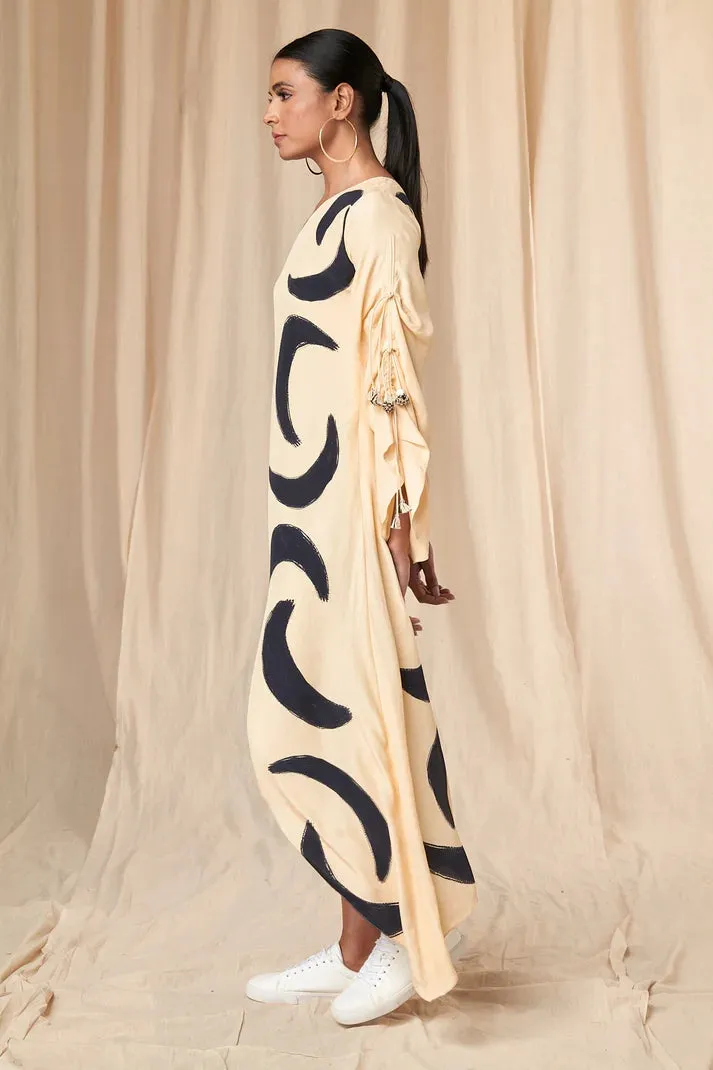 Ivory Mooncrest One Shoulder Dress