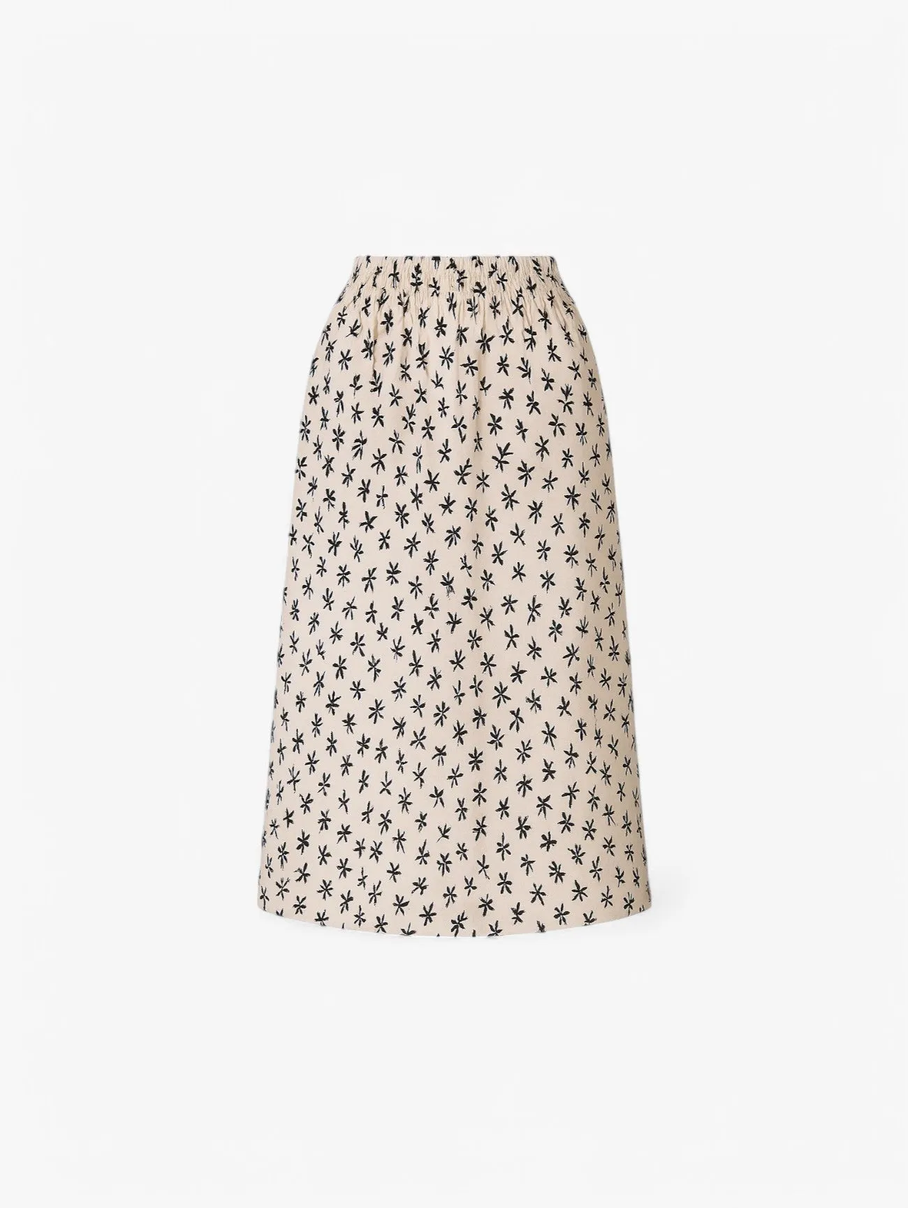Jada | Women’s Print A Line Pull On Summer Midi Skirt