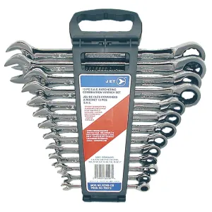Jet 700312 13 Piece Long SAE Ratcheting Combination Wrench Set