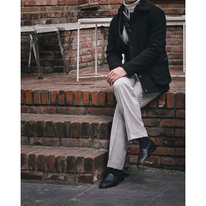 JULIETTA - Belgian Loafer Calfskin : Black (Unlined)