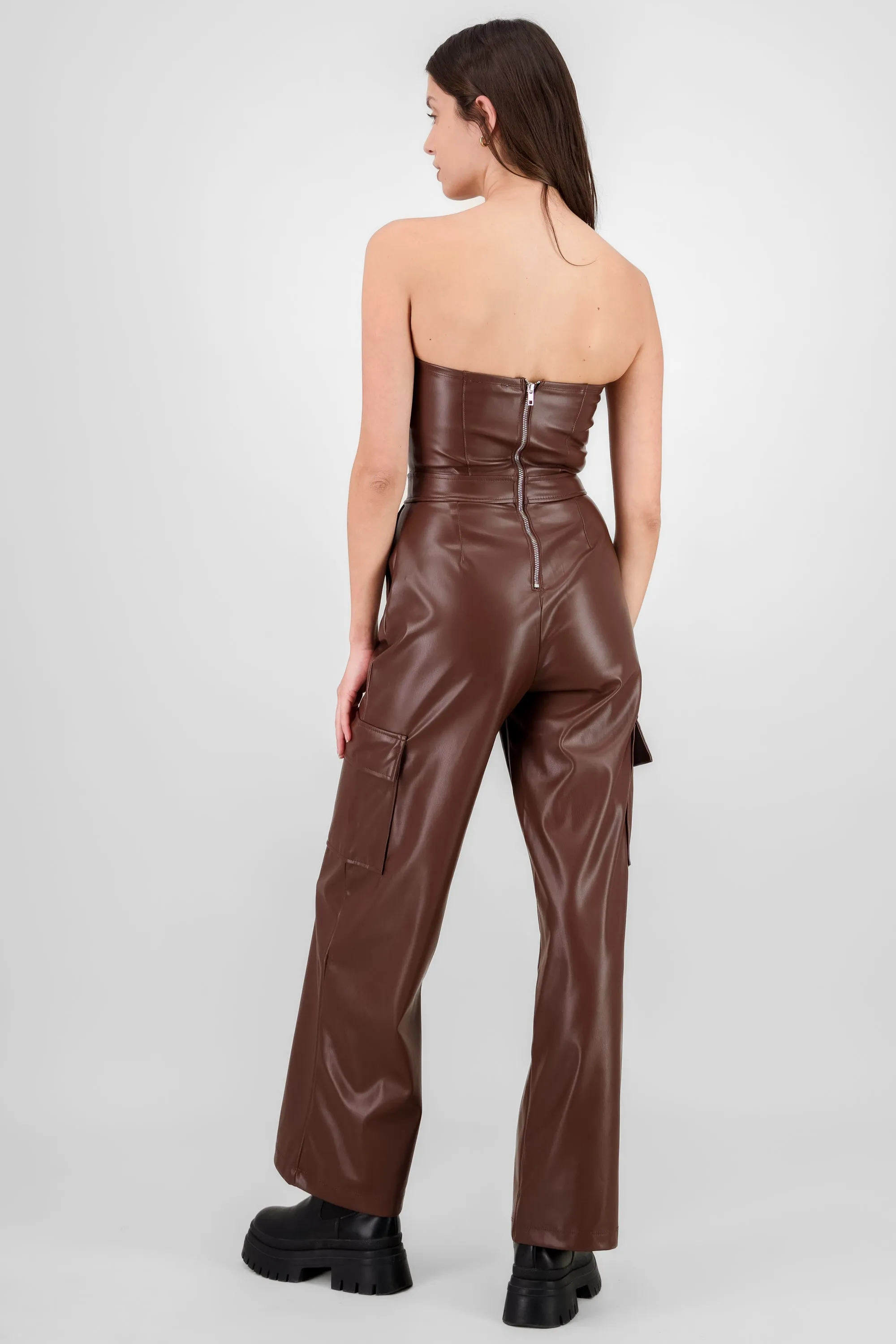 Jumpsuit cargo liso