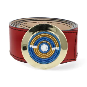 KILIFI BELT WIDE RED