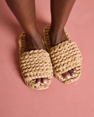 KNIT SLIPPERS BERLINETTE SAND
