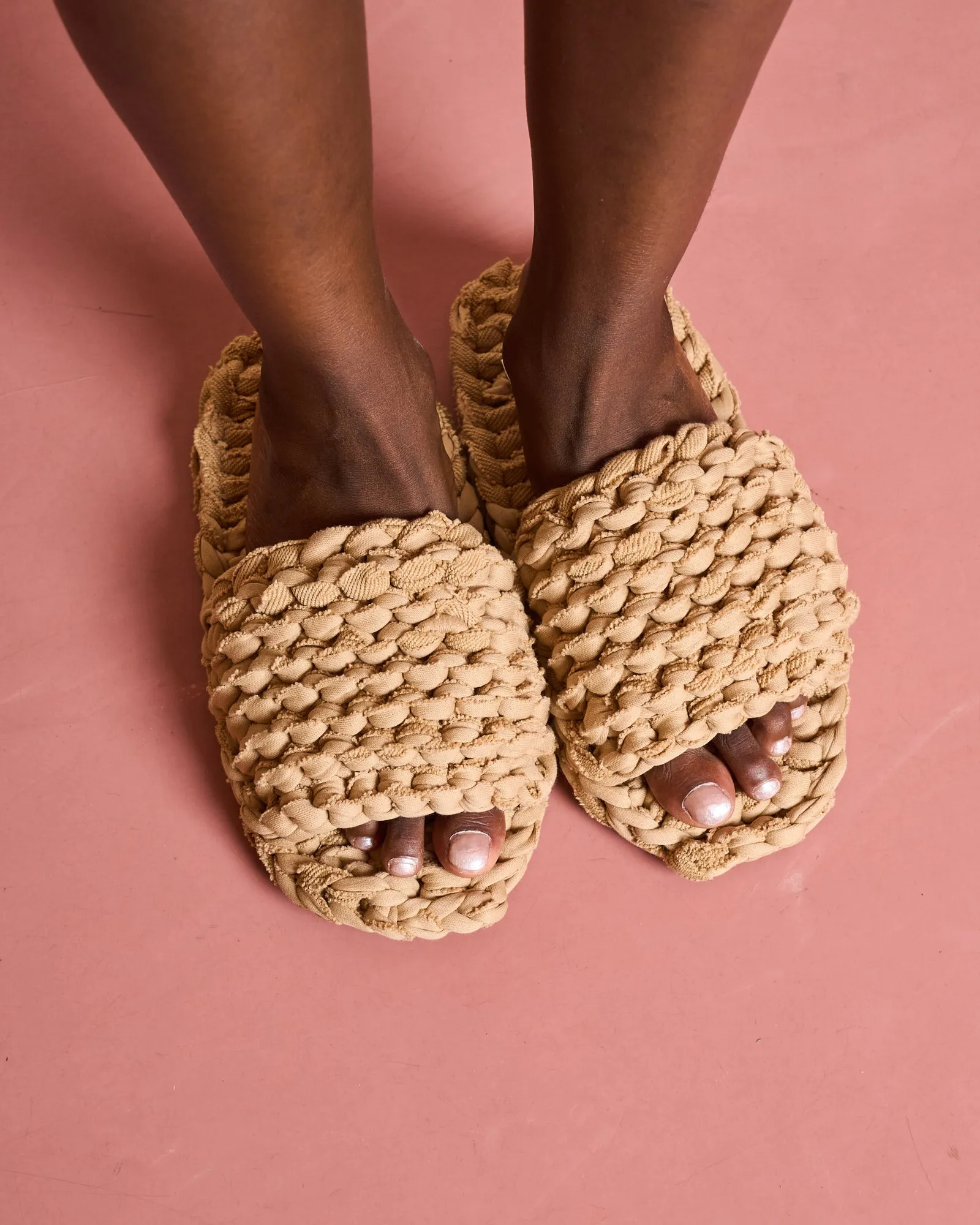 KNIT SLIPPERS BERLINETTE SAND