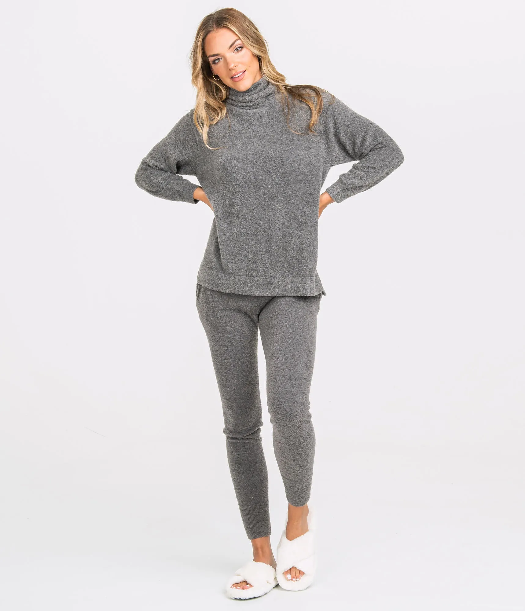 LADIES SOUTHERN SHIRT DREAMLUXE SLOUNGE JOGGERS - IRON