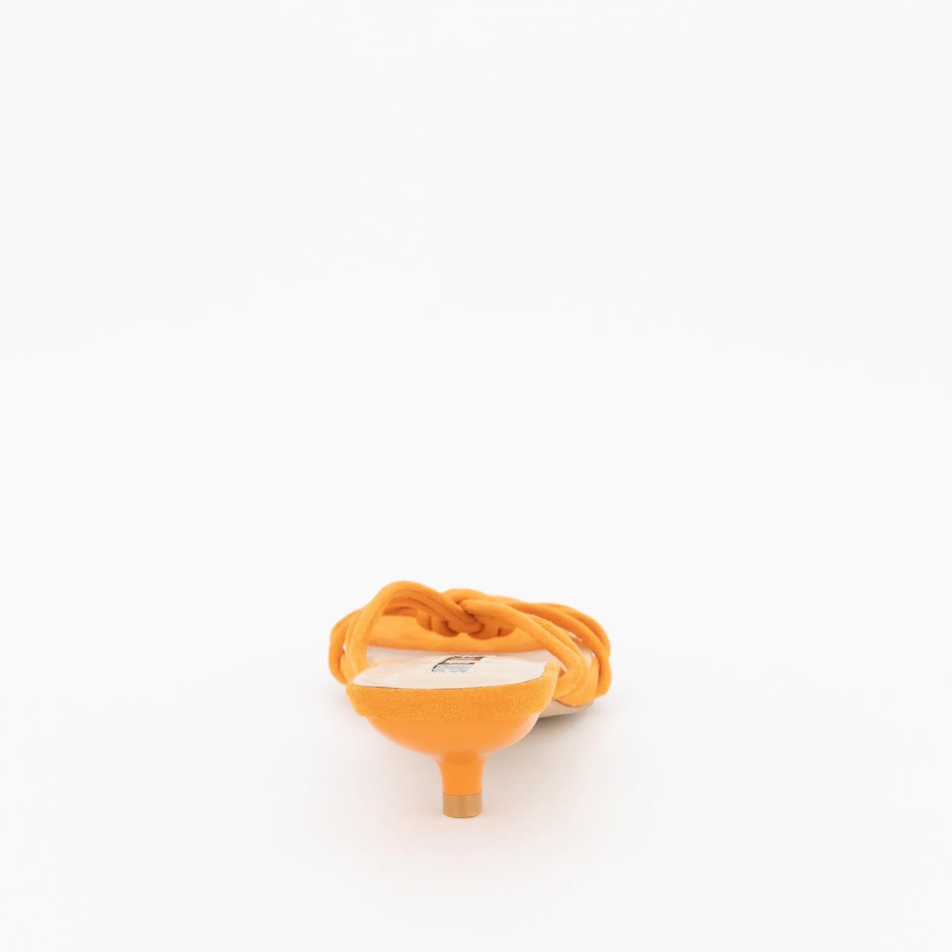 Ladies Strappy Kitten Heel - Tumeric