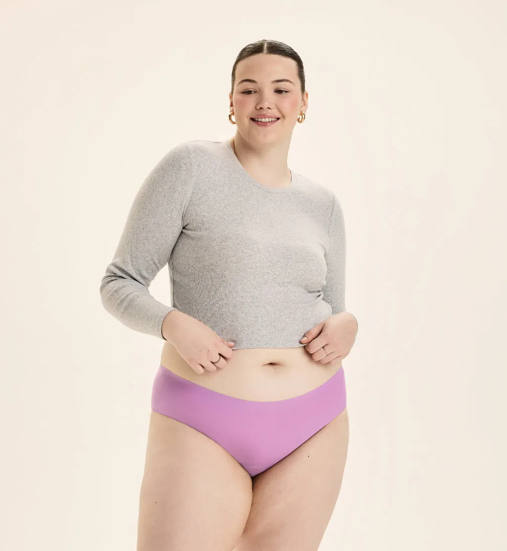 Leakproof UltraThin No-Show Underwear Bikini (4-Pack Item)