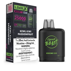 Level X Boost Flavour Beast - Kewl Kiwi Passionfruit