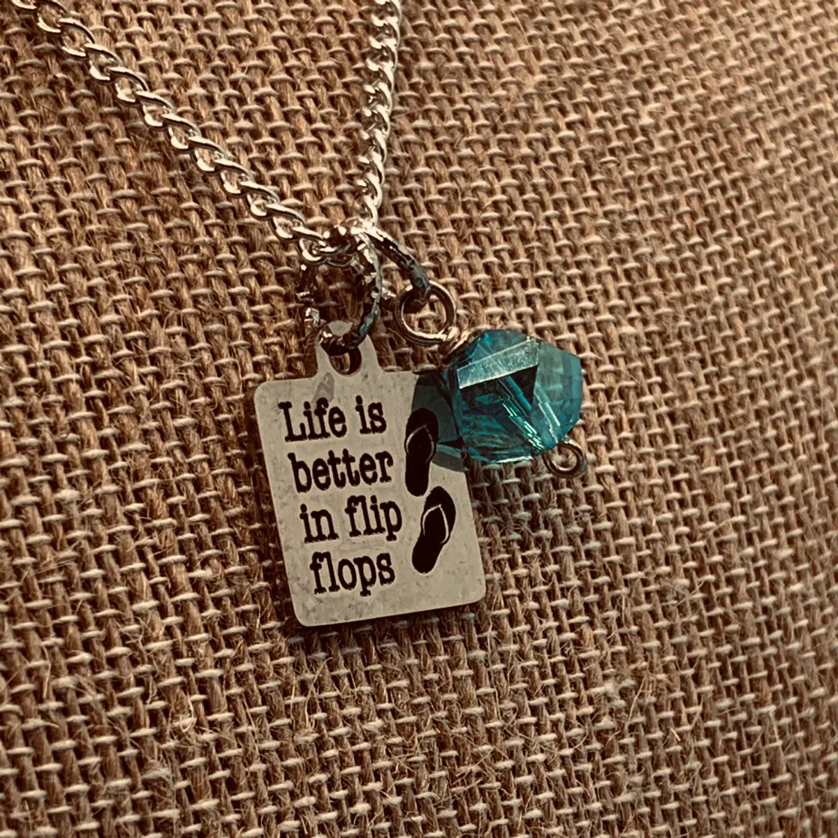 Life is Better in Flip Flops, Necklace