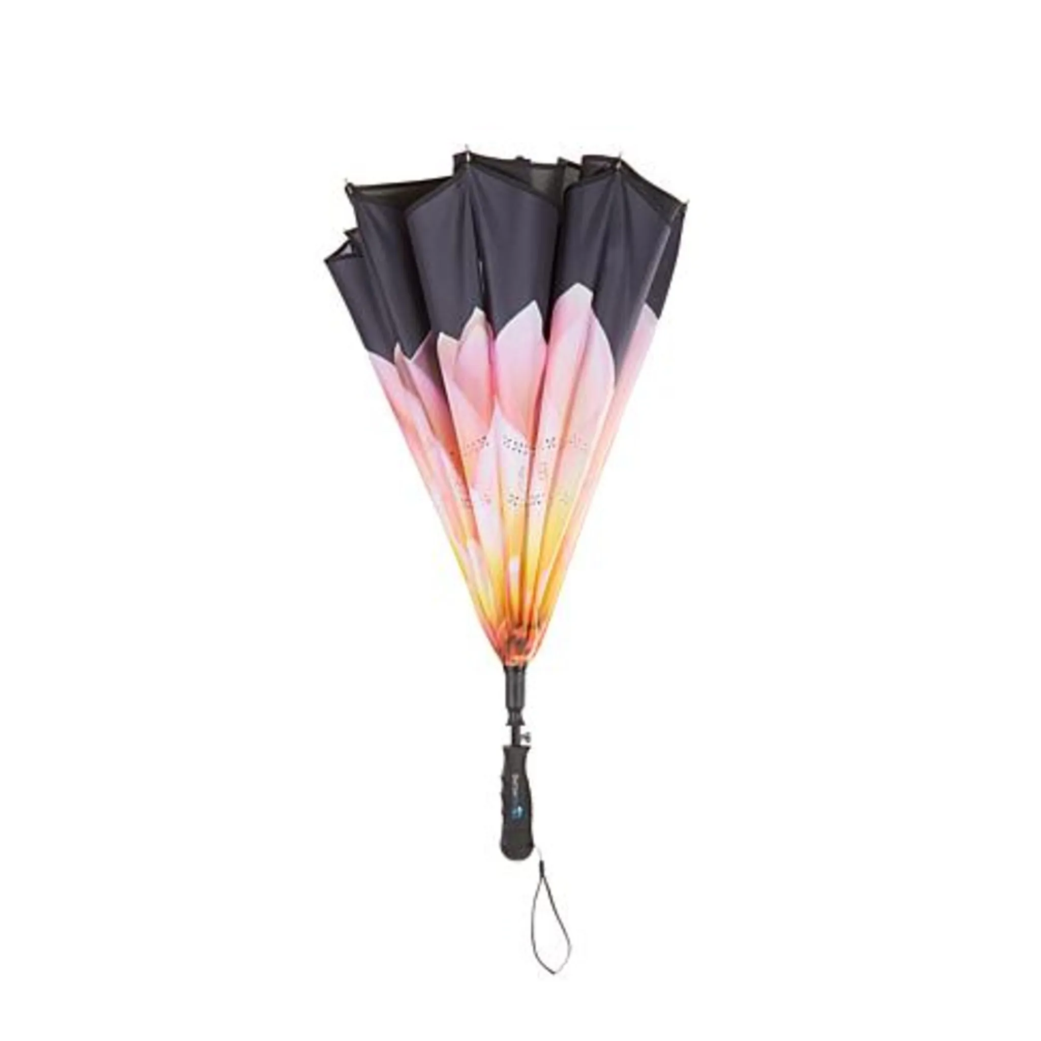 Like New/Unboxed- BetterBrella Umbrella with Reverse Open/Close Technology (Dahlia Floral)