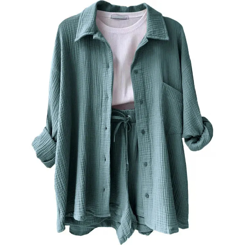 Lila - Casual Shirts & Shorts Set