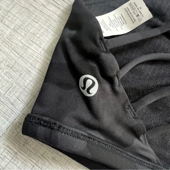 LULULEMON Free To Be Bra Wild Incognito Camo Multi Black Grey Size 10