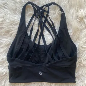 Lululemon Free To Be Moved Bra Women’s Size 4 Black