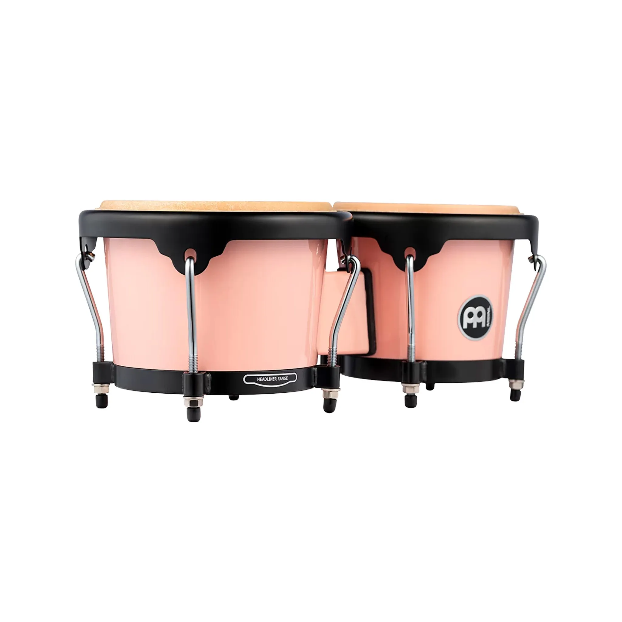 MEINL Percussion HB50FP 6.5inch   7.5inch Journey Series ABS Bongo, Flamingo Pink