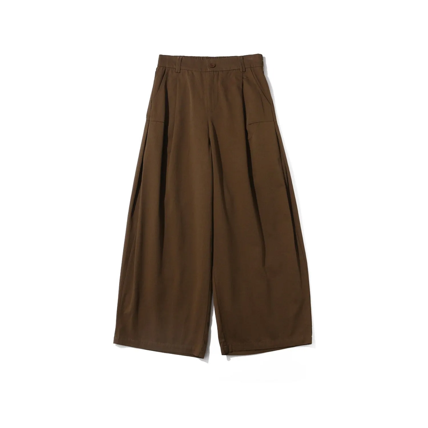 Men’s Casual Pants - Loose Long Coffee