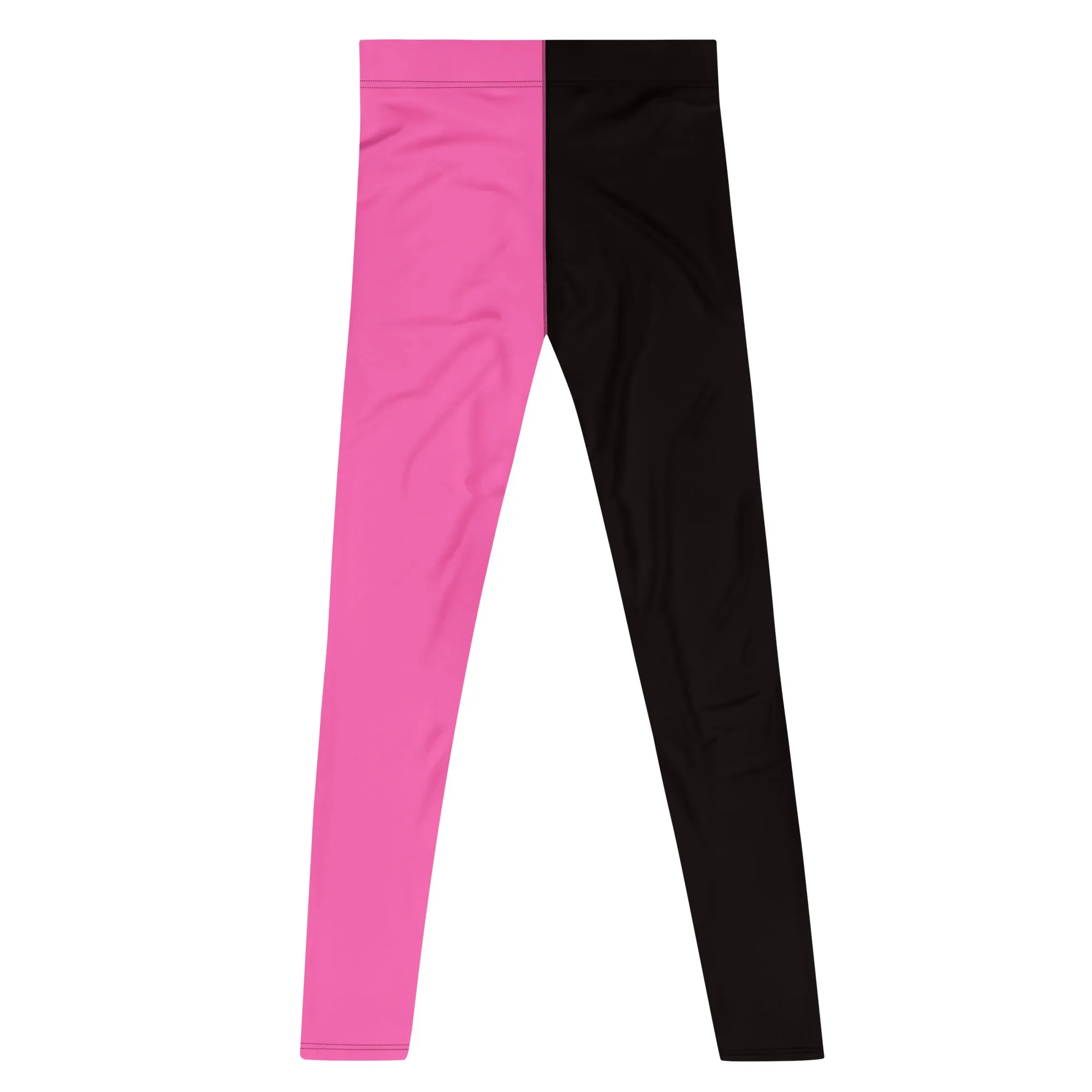 Mens Leggings, Hot Pink Stars