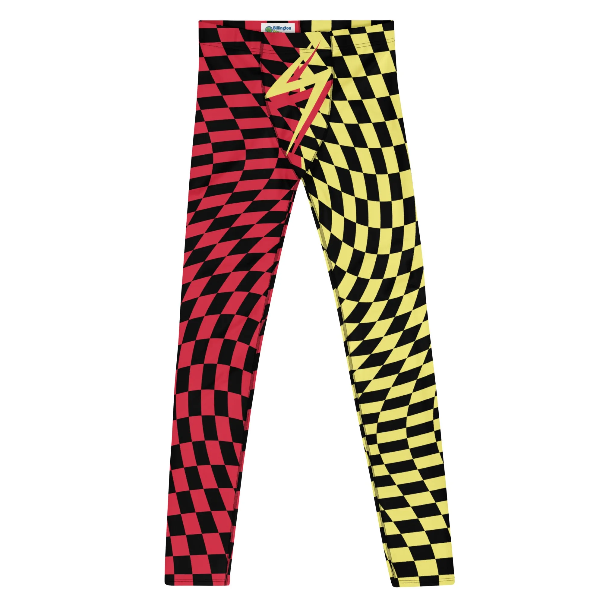 Mens Leggings, Retro Leopard Skin