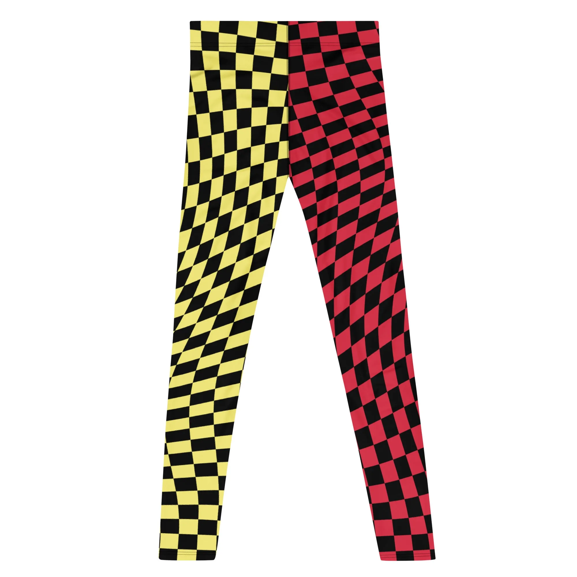 Mens Leggings, Retro Leopard Skin