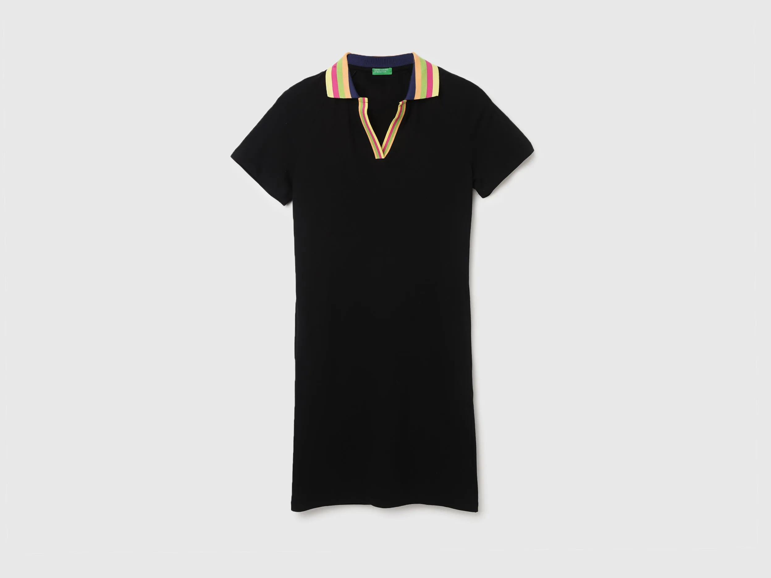 Monotone Slim Fit Polo Shirt Dress